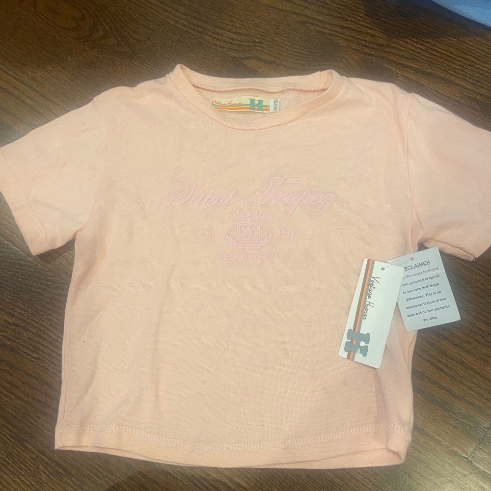 BNWT vintage Havana girls pink top size XL